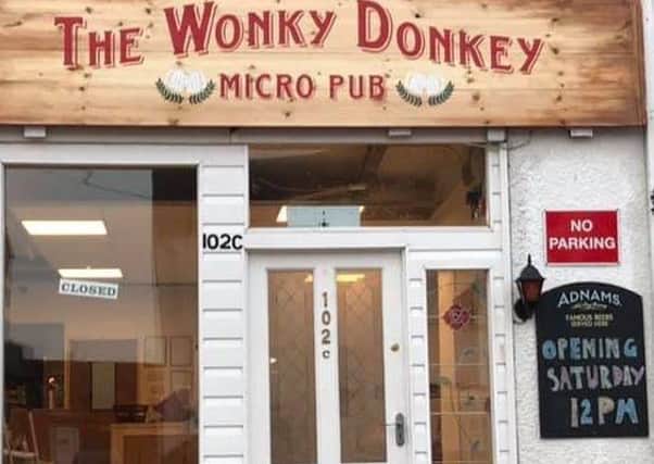The Wonky Donkey micropub which opens on Saturday.