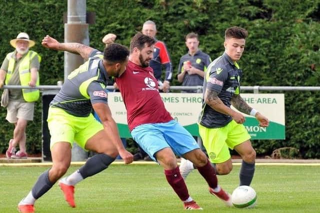 Scott Mooney scored twice for Deeping Rangers at Willand Rovers.