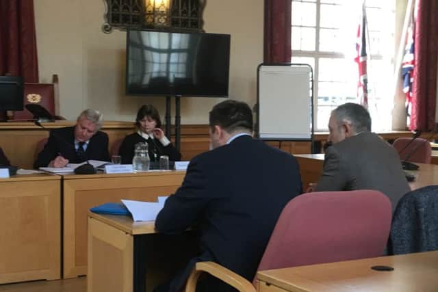 The meeting where the licence was granted
