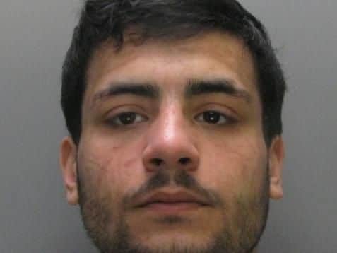 Angelo Zielinska, 35, from Camden, London, was jailed for three years for two counts of attempted robbery in Cambridgeshire, one count of burglary and another of attempting to escape custody.