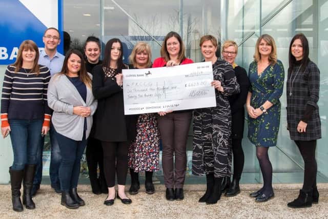 Peterborough Rape Crisis Care Group were given a cheque for more than £6,000 from staff at Bauer Media