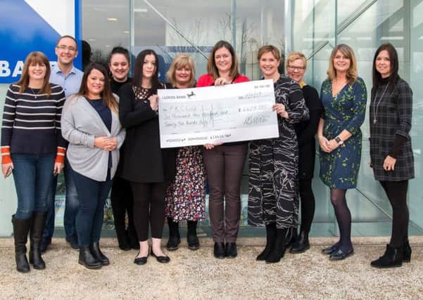 Peterborough Rape Crisis Care Group were given a cheque for more than £6,000 from staff at Bauer Media