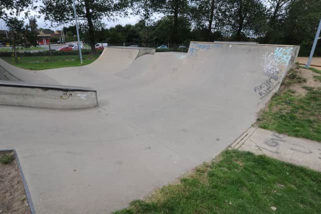 Stanground skate park, where the attempted robbery happened