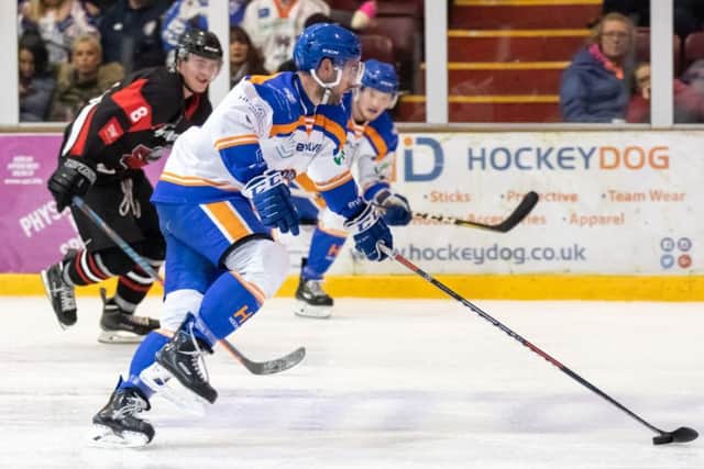 James Ferrara in action for Phantoms.