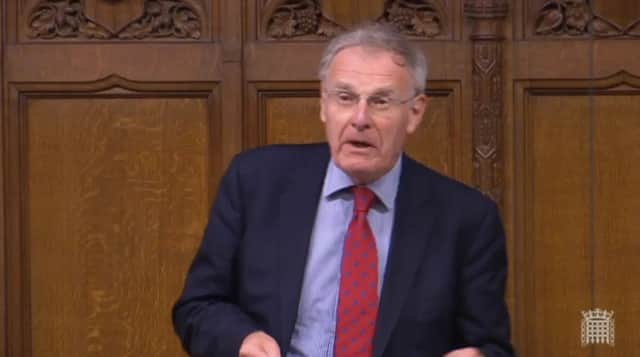 Christopher Chope during Friday's reading of the bill