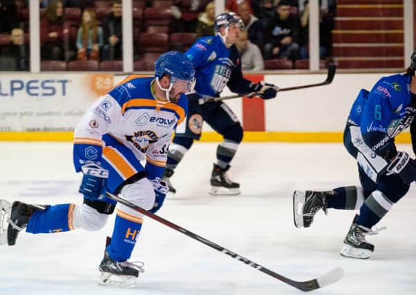 Ales Padelek scored twice and hit the winning penalty in a shootout for Phantoms in Basingstoke.