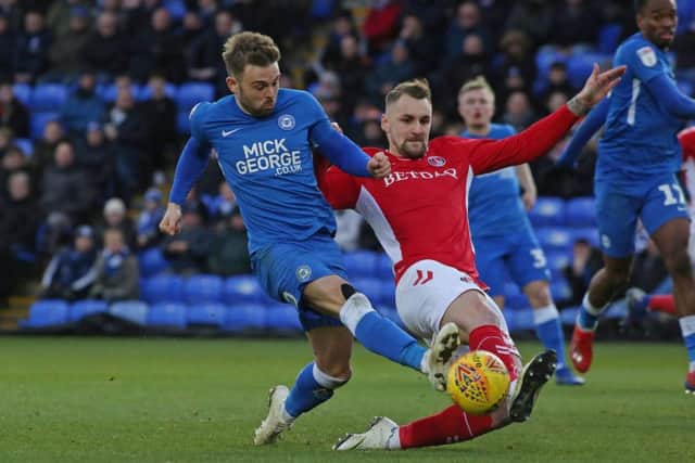 Posh striker Matt Godden has been short of goals.
