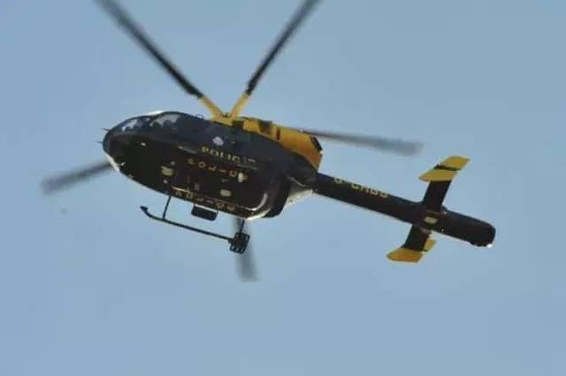 Police helicopter
