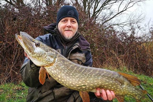 Andrew Bell won the pike match  at Ferry Meadows.