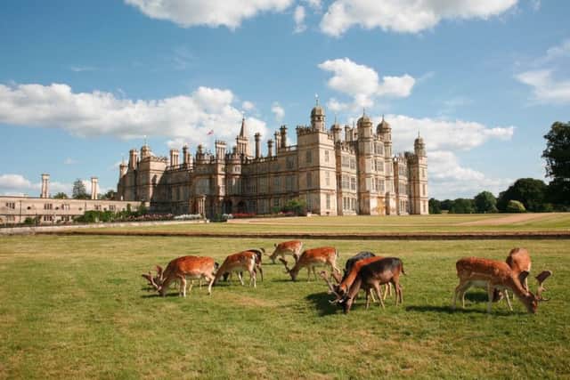 Burghley House.