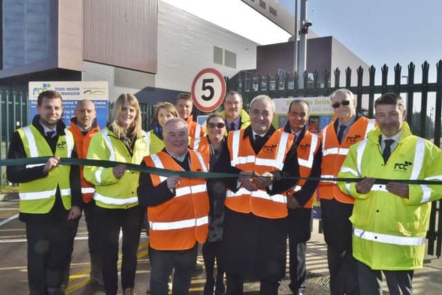 A first look inside the new Household Recycling Centre