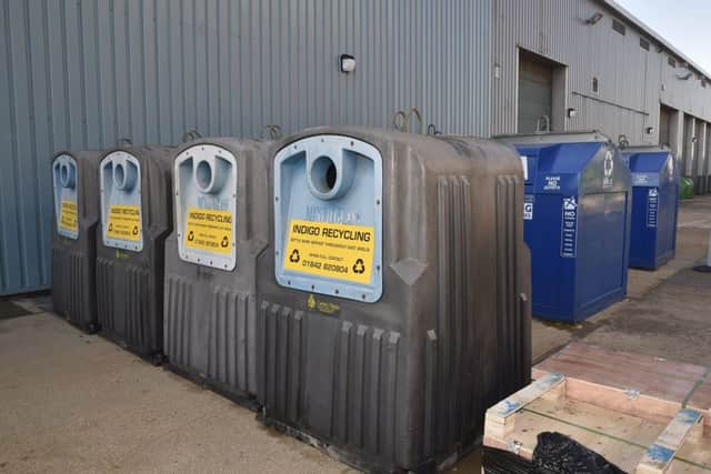 A first look inside the new Household Recycling Centre