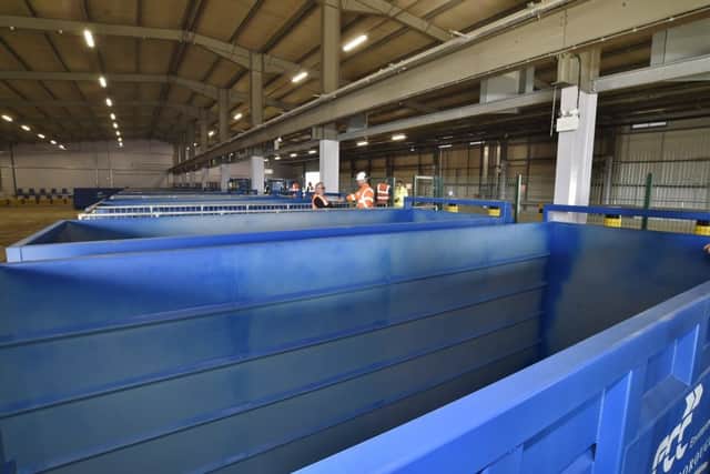 A first look inside the new Household Recycling Centre