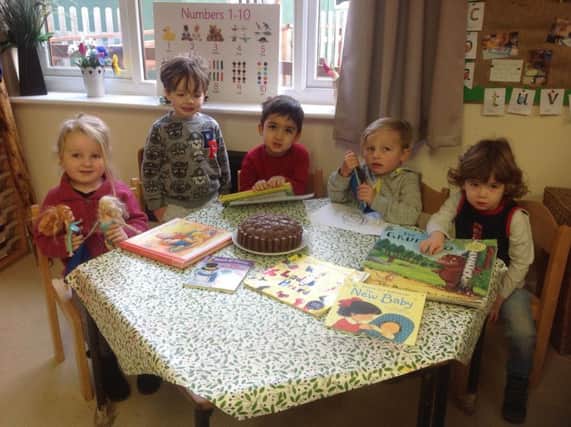 Youngsters at the pre-school