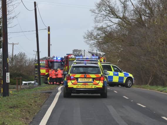 Ramsey Road in Whittlesey is fully closed in both directions