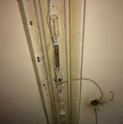 The property in Dogsthorpe Road when it was inspected. Photo: Peterborough City Council