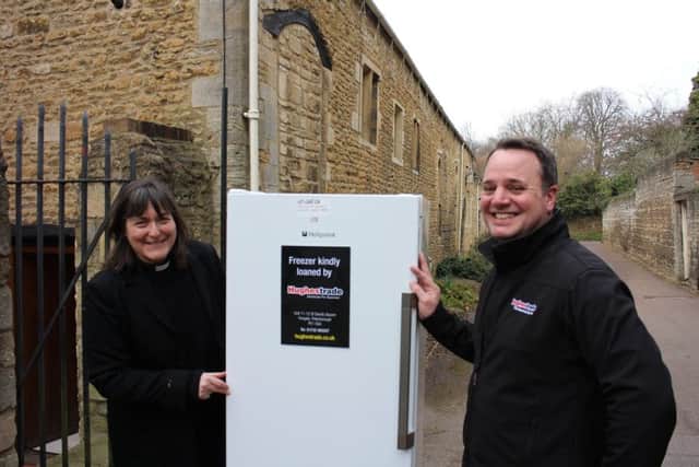 Canon Sarah Brown with Rob Goldsmith