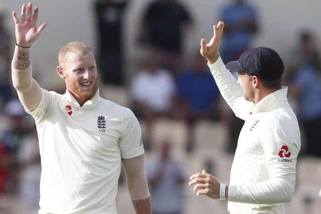 Ben Stokes (left) can concentrate on his slogging for a few weeks.