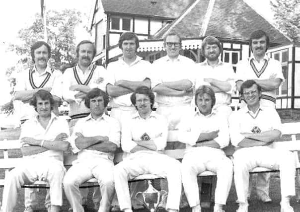 The Castor team that won the Stamford Spastics Cup in 1979, back row from left, Paul Turner, Chris Turner, Bruce Pell, Eddie Pugh, Paul Jex, Terry Moon, front, Dave Rager, Cliff Goode, Nigel King, Mick Jex, David Holmes.