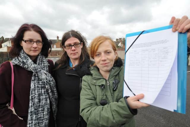 Bernadette Gibbons, Fiona Henry and Kirsty Hadfield EMN-180221-155050009