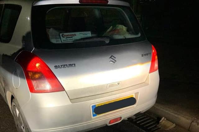 Another vehicle stopped in Peterborough. The driver has no insurance and failed a roadside breath test and failed a drug swab showing positive for cocaine. Vehicle seized and driver arrested
