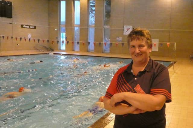Head coach Lynn Chapman.