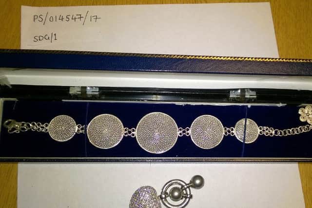 Some of the jewellery returned to Pauline Douglass