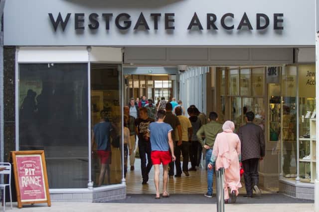 Westgate Arcade in Queensgate Shopping Centre