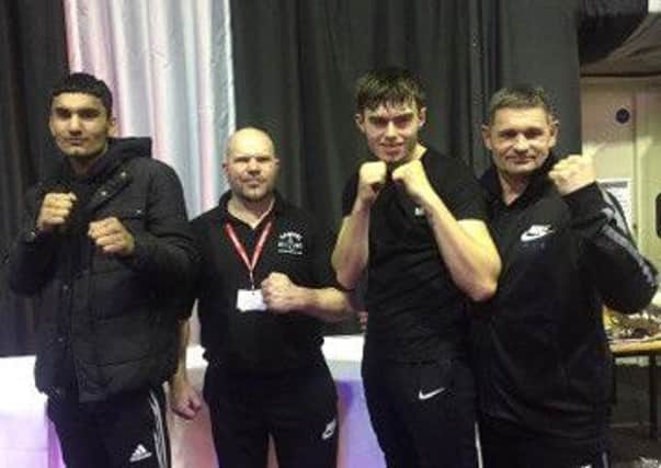 Peterborough Police ABC coaches and boxers pictured fom the left are Imran Aref, Mark Dane, Brian Lawless and Paul Goode.