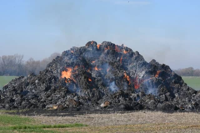The straw fire