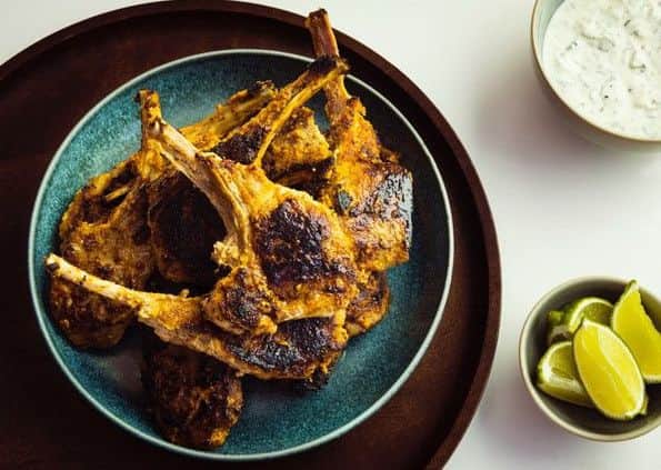 Parveen's lamb chops