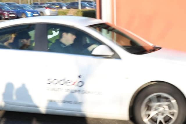 The car containing Peterborough MP Fiona Onasanya leaves HMP Bronzefield, less than four weeks after she was jailed for three months for perverting the course of justice after lying to police to avoid a speeding charge. Photo credit Steve Parsons/PA Wire