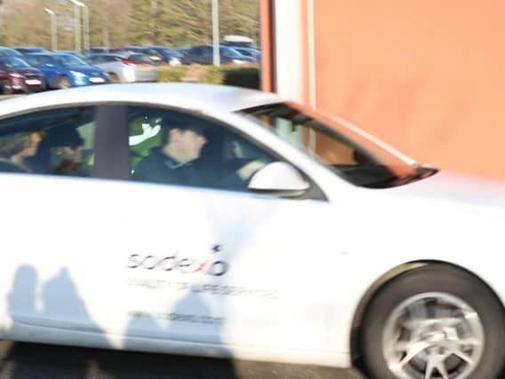 The car containing Peterborough MP Fiona Onasanya leaves HMP Bronzefield, less than four weeks after she was jailed for three months for perverting the course of justice after lying to police to avoid a speeding charge. Photo credit Steve Parsons/PA Wire