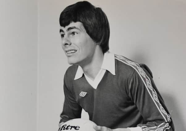 Bob Doyle after signing for Posh.
