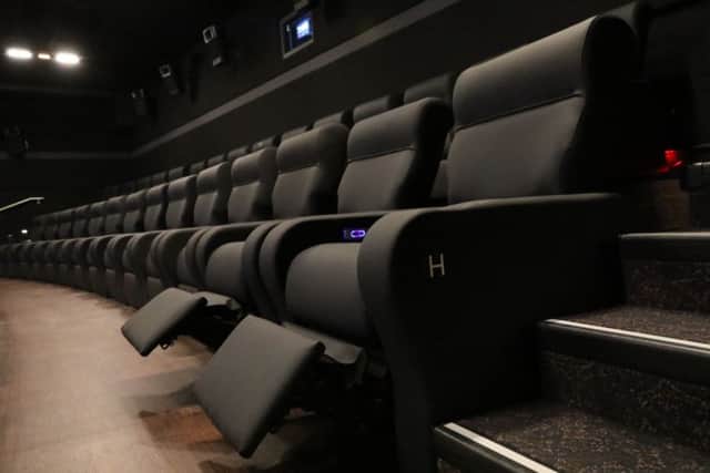 Reclining seats in a typical Empire cinema.