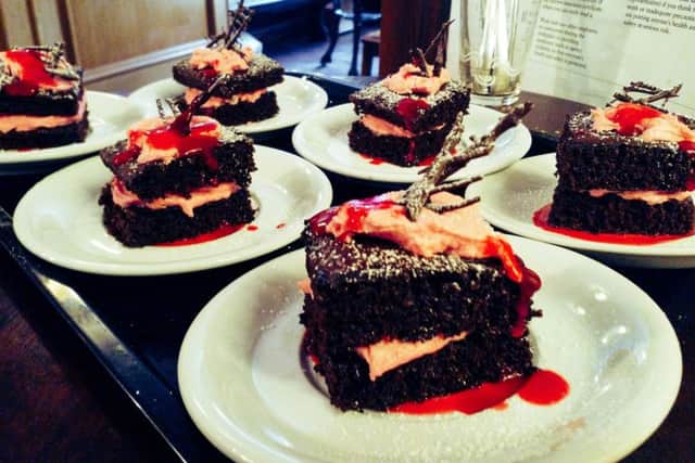 The food offering at Resist! Vegan Kitchen