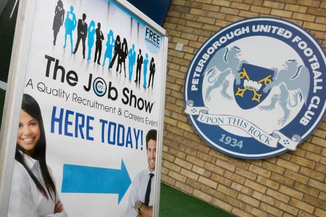 The Job Show will be held at the Abax stadium in Peterborough.