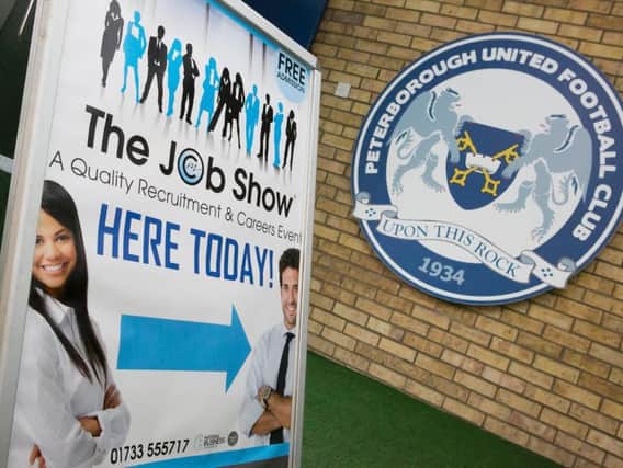 The Job Show will be held at the Abax stadium in Peterborough.