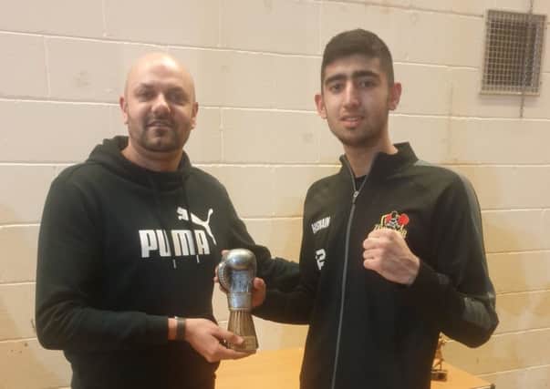 The Three Sixty Accountants Best Boxer award went to Hasnain Ahmed for his excellent performance against Agustine Turoczy.