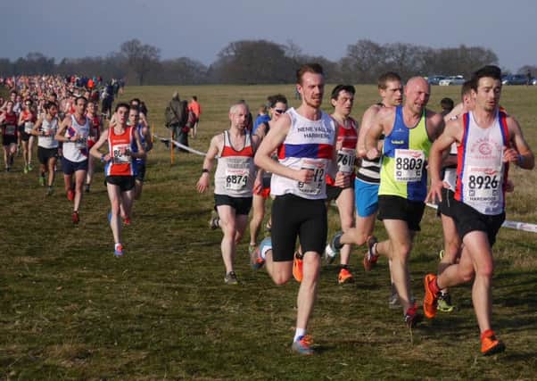 Luke Myers running for Nene Valley Harriers at the National Championships. Pictures: Andrea Page