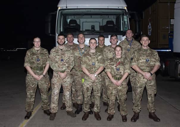 The team from RAF Wittering