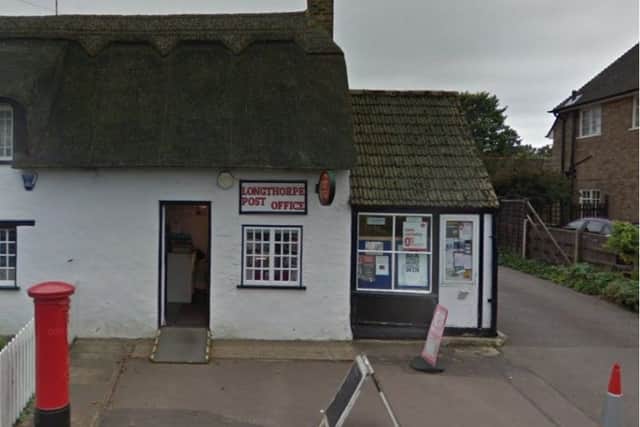 The Longthorpe Post Office. Pic: Google Maps