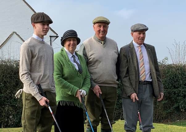 The new Peterborough Milton Golf Club captains are from the left  Sam Balaam, Karen Trevor, Mike Walters and Graham Beer.