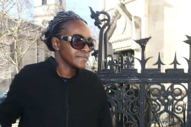 Disgraced MP Fiona Onasanya arrives outside The Royal Courts of Justice for her conviction challenge. The Peterborough MP was jailed for three months after being found guilty of perverting the course of justice by lying to police to avoid a speeding charge. PRESS ASSOCIATION Photo. Picture date: Tuesday March 5, 2019. See PA story COURTS Onasanya. Photo credit should read: Yui Mok/PA Wire EMN-190503-110504001