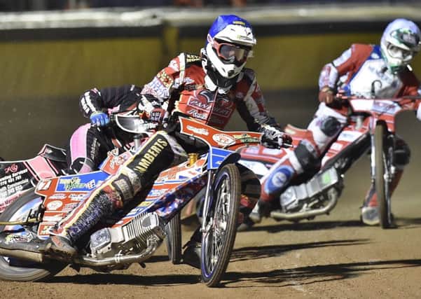 Peterborough Panthers in action at the East of England Arena.