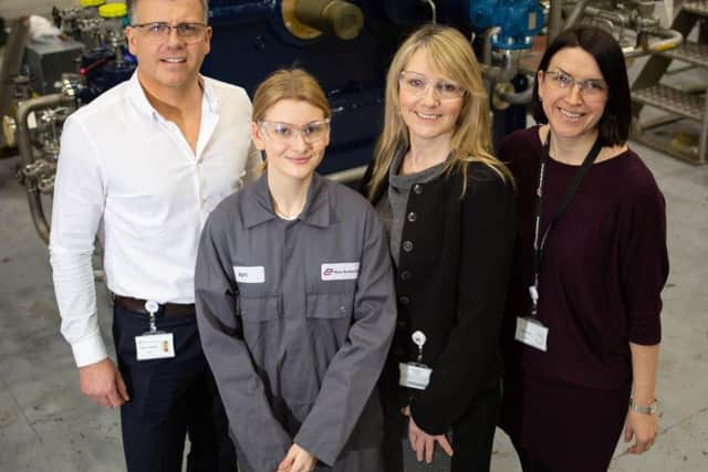 Darrell Chalmers, operations director, April Edwards, Sharron King and Libby Shough, HR business partner.
