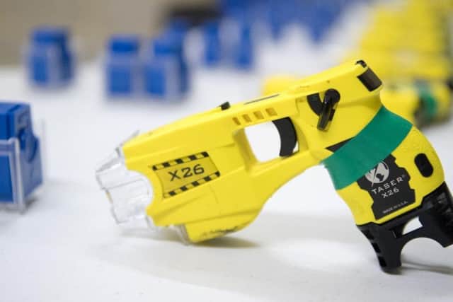 Eyewitnesses saw police armed with tasers at the scene