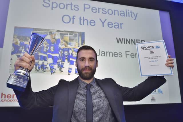 Sports Personality of the Year James Ferrara.