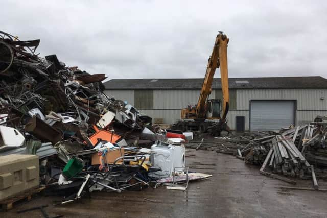 The illegal site in Brigg