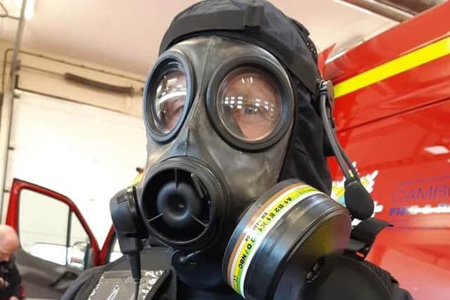 Chemical Bioglogical Radiological and Nuclear (CBRN) officers helped with the raids